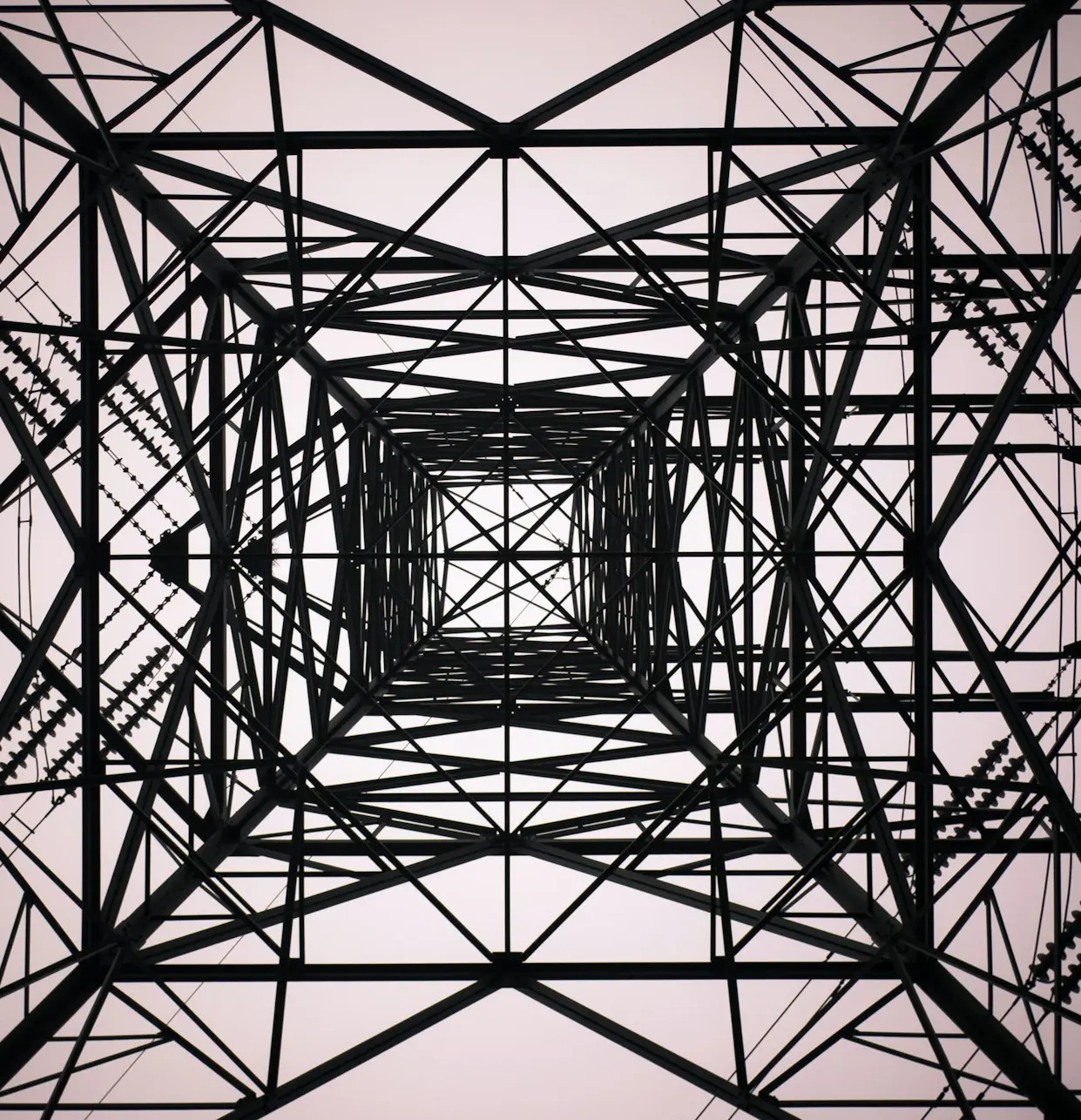 black electrical tower
